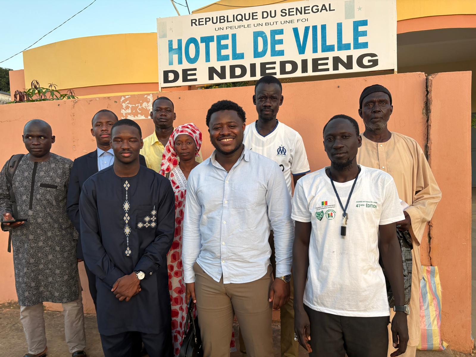 Photo de la cérémonie de lancement des travaux